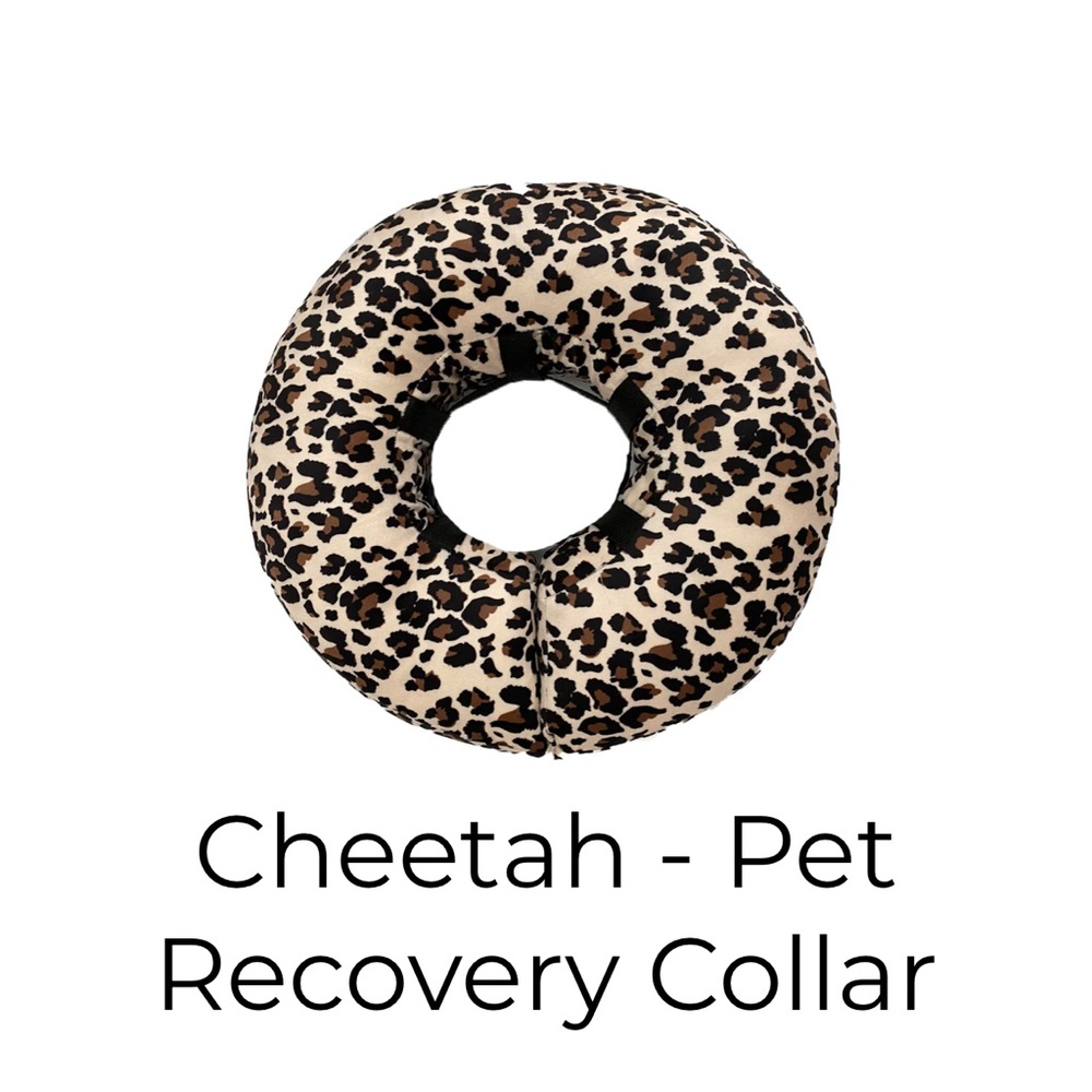 NWT cheetah recovery collar Comfurt collar